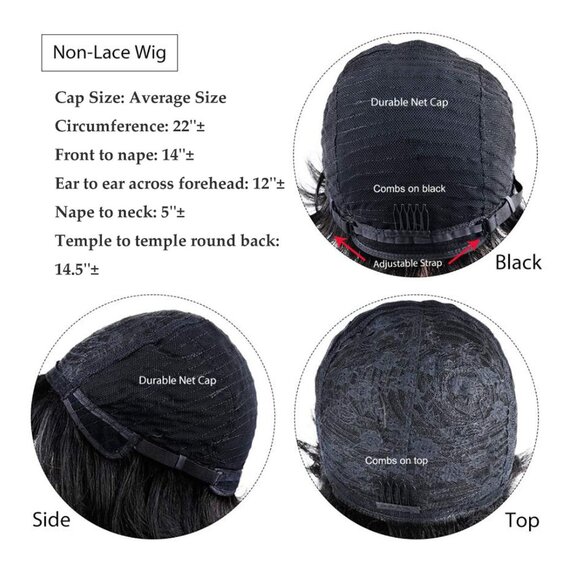 Short Curly Pixie Cut Wig Human Hair for Black Women Short Human Hair Pixie Cut - Picture 9 of 9